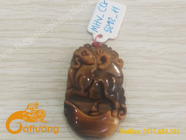 Mặt Dây Chuyền 12 Con Giáp Mắt Hổ Vàng MHV_CG 5818_11