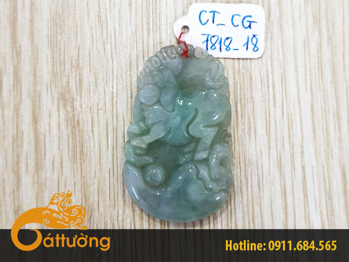 Mặt Dây Chuyền 12 Con Giáp Đá Cẩm Thạch CT_CG 7818_18
