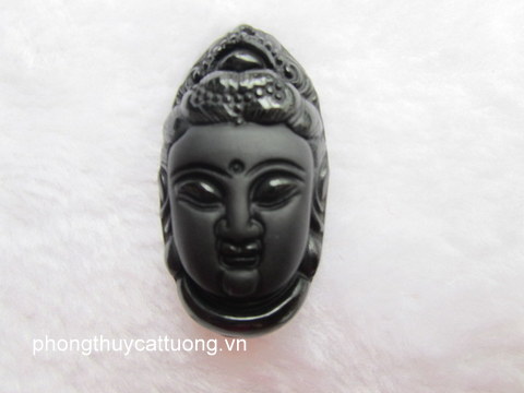 TÔN TƯỢNG QUAN ÂM OBSIDIAN 25514-03