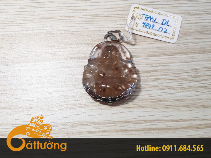 Mặt Phật Di Lặc Thạch Anh Tóc Vàng TAV_DL 7818_02
