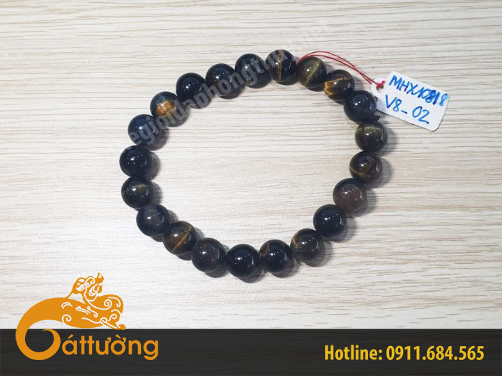 Vòng Đeo Tay Mắt Hổ Xanh MHX10818 V8_02