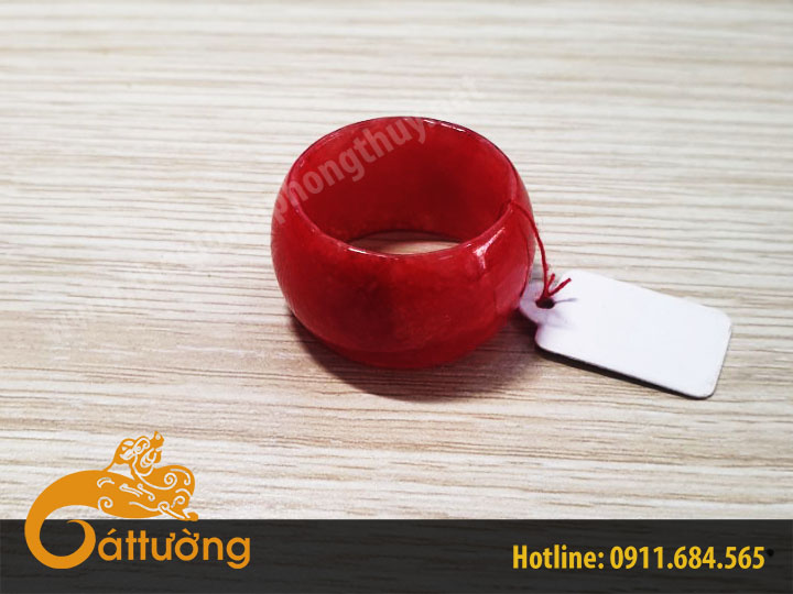 Nhẫn Cẩm Thạch Đỏ CTD